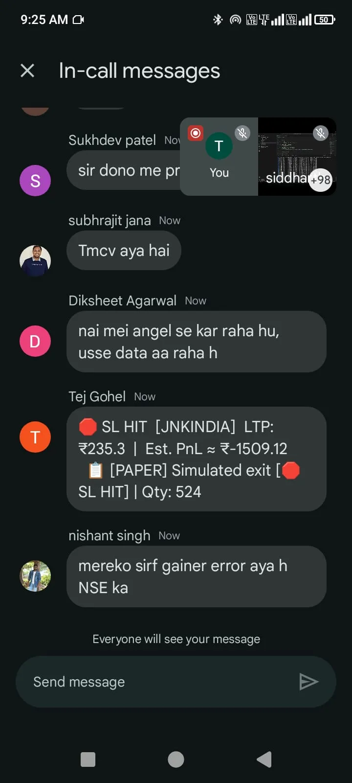 Algosid student — cohort screenshot 5